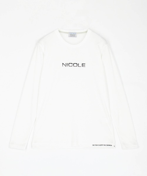 NICOLE CLUB FOR MEN（ニコルクラブフォーメン）の「ロゴ刺繍長袖Tシャツ（Tシャツ/カットソー・メンズ・オフホワイト/アッシュグレー/ブラック/ボルドー・MEDIUM/LARGE/X-LARGE）」の15枚目の写真