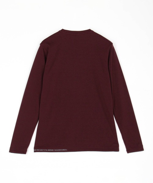 NICOLE CLUB FOR MEN（ニコルクラブフォーメン）の「ロゴ刺繍長袖Tシャツ（Tシャツ/カットソー・メンズ・オフホワイト/アッシュグレー/ブラック/ボルドー・MEDIUM/LARGE/X-LARGE）」の18枚目の写真