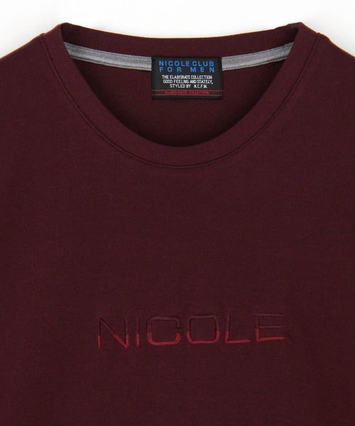 NICOLE CLUB FOR MEN（ニコルクラブフォーメン）の「ロゴ刺繍長袖Tシャツ（Tシャツ/カットソー・メンズ・オフホワイト/アッシュグレー/ブラック/ボルドー・MEDIUM/LARGE/X-LARGE）」の19枚目の写真