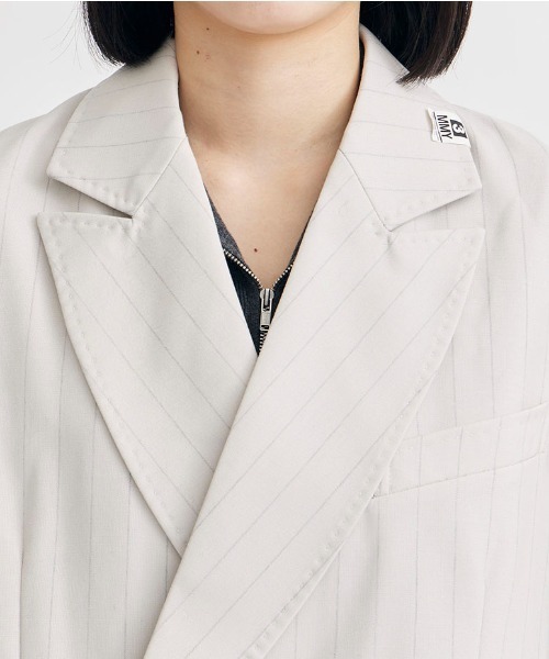 【MIHARA YASUHIRO/ミハラヤスヒロ】別注 CHALK STRIPE JACKET/チョークストライプジャケット（テーラードジャケット）｜Maison MIHARA YASUHIRO（メゾンミハラヤスヒロ）