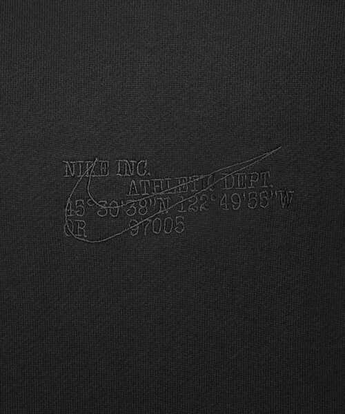 NIKE（ナイキ）の「ナイキ クラブ メンズ オーバーサイズド フレンチ テリー プルオーバー パーカー / Nike Club Men's Oversized French Terry Pullover Hoodie HV4722-045 Off Noir（パーカー・メンズ・ブラック系その他・2XL/3XL/L/M/S/XL）」の11枚目の写真