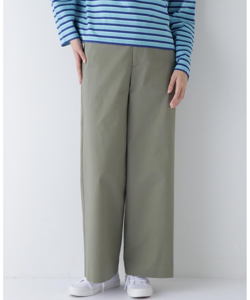 human woman（ヒューマンウーマン）の「【4サイズ展開】◆ストレッチチノパンツ（その他パンツ・レディース・ベージュ/ブルー/カーキ・LARGE/MEDIUM/SMALL/X-SMALL）」の7枚目の写真
