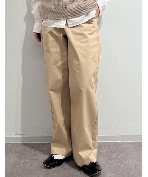 human woman（ヒューマンウーマン）の「【4サイズ展開】◆ストレッチチノパンツ（その他パンツ・レディース・ベージュ/ブルー/カーキ・LARGE/MEDIUM/SMALL/X-SMALL）」の8枚目の写真