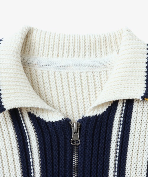 カーディガン atmos pink Stripe Knit Cardigan / アトモス ピンク ストライプ ニット カーディガン レディース セール】atmos pink Stripe Knit Cardigan / アトモス ピンク