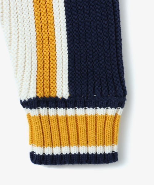 セール】atmos pink Stripe Knit Cardigan / アトモス ピンク