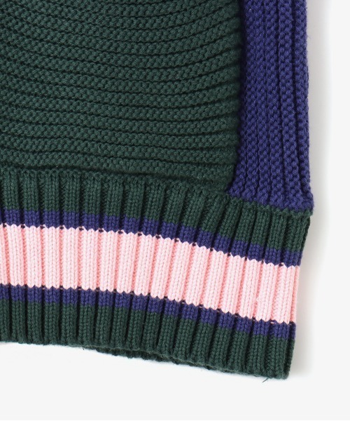 セール】atmos pink Stripe Knit Cardigan / アトモス ピンク