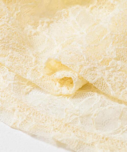 KBF(ケイビーエフ)の「ドレープレースTEE(Tシャツ/カットソー・レディース・アイボリー/オフホワイト/ブラック・ONE)」の15枚目の写真