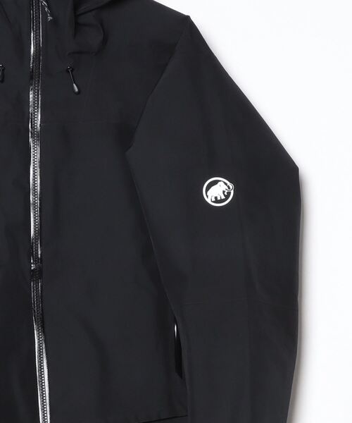 Mammut(マムート)の「アルパイン ガイド ハードシェル フーデッド ジャケット アジアンフィット メン / Alpine Guide HS Hooded Jacket AF Men(マウンテンパーカー・メンズ・ブラック/ネイビー・MEDIUM/LARGE/X-LARGE)」の5枚目の写真