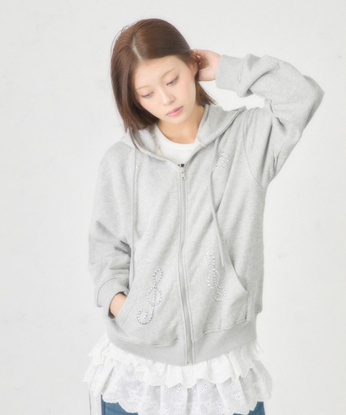 fcmm stud zip up hoodie スタッズジップアップ パーカー FCMM（エフシーエムエム）の「STUD ZIP UP HOODIE/スタッズ