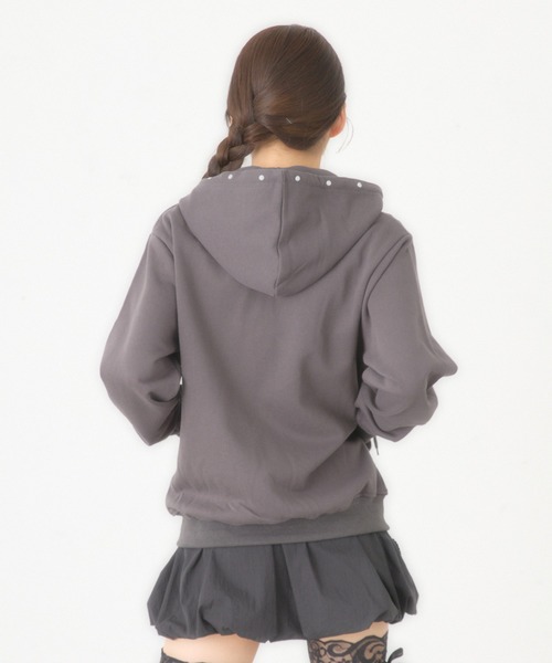 日本限定】STUD ZIP UP HOODIE/スタッズジップアップフーディ