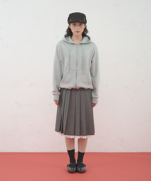 セール】【日本限定】STUD ZIP UP HOODIE/スタッズジップアップ