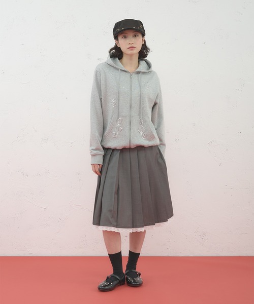 セール】【日本限定】STUD ZIP UP HOODIE/スタッズジップアップ