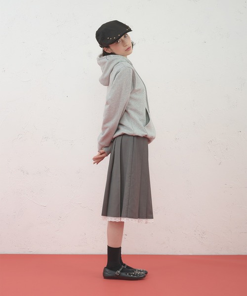 FCMM（エフシーエムエム）の「【日本限定】STUD ZIP UP HOODIE/スタッズジップアップフーディ（パーカー・レディース・グリーン/グレー/チャコール/ネイビー・SMALL/MEDIUM）」の9枚目の写真