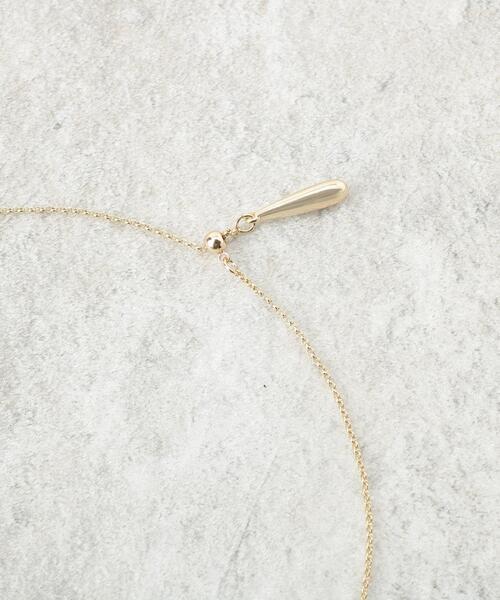 OPAQUE.CLIP（オペークドットクリップ）の「ダブルリングビジューネックレス（ネックレス・レディース・ゴールド/シルバー・00）」の5枚目の写真