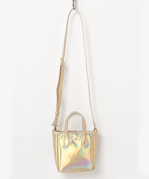 fredy emue（フレディエミュ）の「【BEAURE/ビュレ】レザーエナメルミニトートバッグ（ショルダーバッグ・レディース・レッド/ゴールド/ライトブルー・FREE）」の17枚目の写真