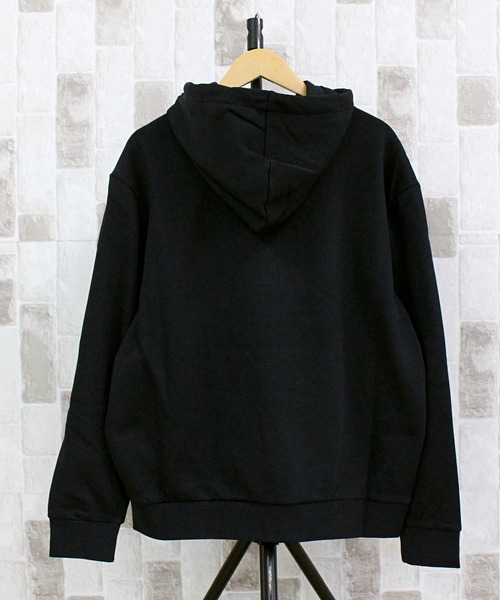 Calvin Klein(カルバン・クライン)の「CK アーカイブフリース プルオーバーフーディ LS ARCHIVE FLEECE PO HOODIE(パーカー・メンズ・ブラック/ホワイト・L/XL/S/M)」の10枚目の写真