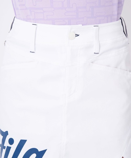 FILA GOLF（フィラゴルフ ）の「ハイテンションストレッチ スカート(インナーパンツセット)（スカート・レディース・ホワイト/ネイビー・MEDIUM/LARGE/SMALL）」の11枚目の写真