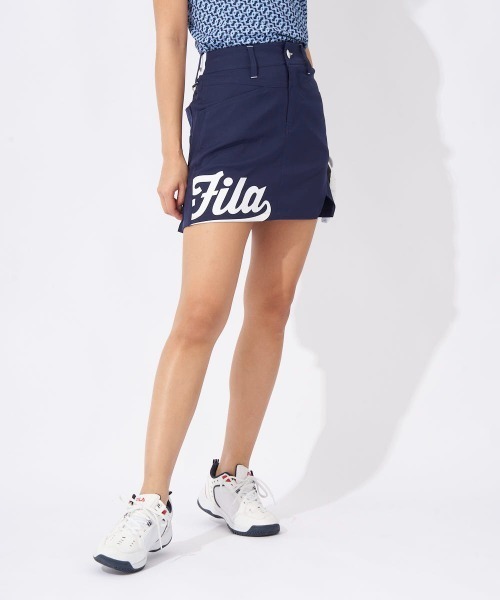 FILA GOLF（フィラゴルフ ）の「ハイテンションストレッチ スカート(インナーパンツセット)（スカート・レディース・ホワイト/ネイビー・MEDIUM/LARGE/SMALL）」の20枚目の写真