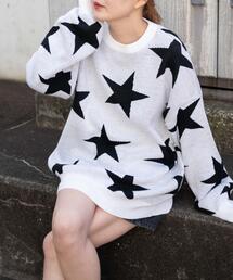 WEGO | WEGO/【25年春夏新作】スタージャガードニットプルオーバー(ニット/セーター)