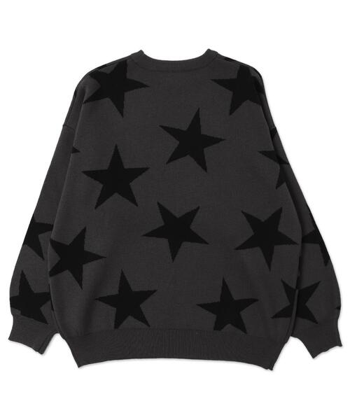 WEGO（ウィゴー）の「WEGO/スタージャガードニットプルオーバー（ニット/セーター・レディース・ダークグレー/ホワイト・FREE）」の18枚目の写真