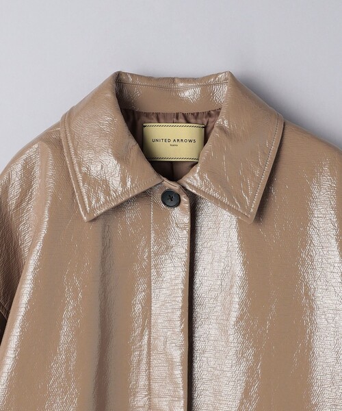 UNITED ARROWS(ユナイテッドアローズ)の「コーティング ミドルコート(その他アウター・レディース・ベージュ・36)」の3枚目の写真