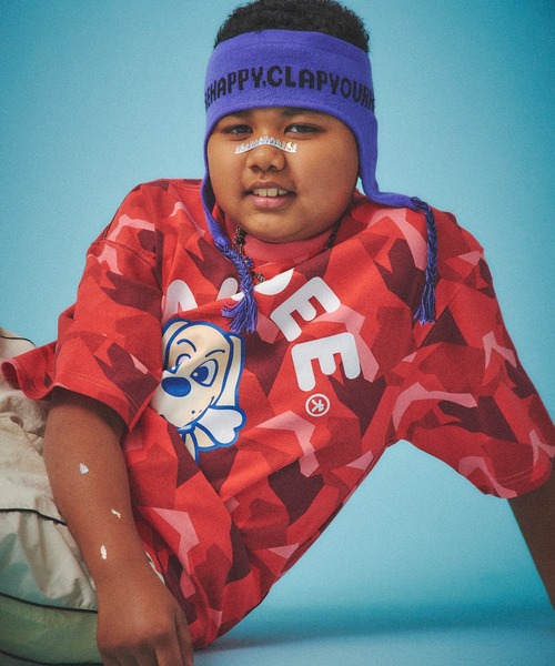 GALFY(ガルフィー)の「【GALFY/ガルフィー】GALPEE Tee(Tシャツ/カットソー・メンズ・ホワイト/レッド系その他/ブラック・SS/S/L/XL)」の3枚目の写真