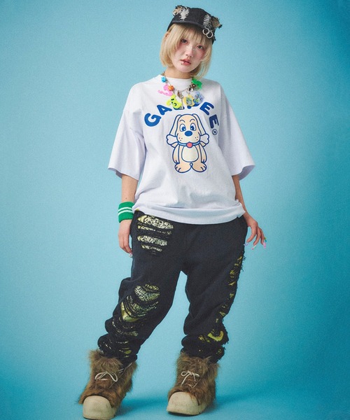 GALFY(ガルフィー)の「【GALFY/ガルフィー】GALPEE Tee(Tシャツ/カットソー・メンズ・ホワイト/レッド系その他/ブラック・SS/S/L/XL)」の21枚目の写真