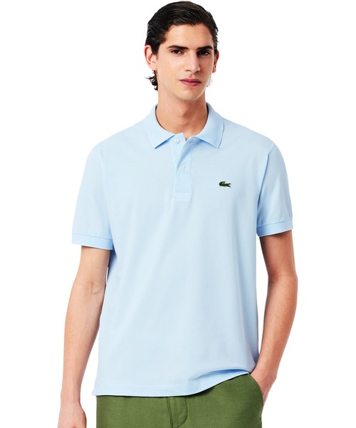 LACOSTE（ラコステ）の「通気性 イージーケア 軽量鹿の子ピケ L.12.12ライトウェイト半袖ポロシャツ（ポロシャツ・メンズ・グレイッシュブルー/ブラック/カーキ/ライトブルー/ホワイト/レッド/ブラウン/ネイビー/グリーン・3/5/4/6/2）」の6枚目の写真