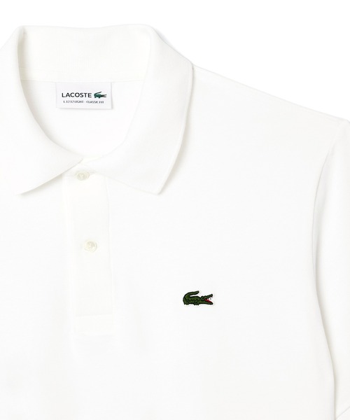 LACOSTE（ラコステ）の「通気性 イージーケア 軽量鹿の子ピケ L.12.12ライトウェイト半袖ポロシャツ（ポロシャツ・メンズ・グレイッシュブルー/ブラック/カーキ/ライトブルー/ホワイト/レッド/ブラウン/ネイビー/グリーン・3/5/4/6/2）」の13枚目の写真
