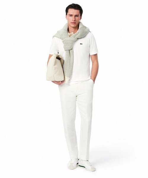 LACOSTE（ラコステ）の「通気性 イージーケア 軽量鹿の子ピケ L.12.12ライトウェイト半袖ポロシャツ（ポロシャツ・メンズ・グレイッシュブルー/ブラック/カーキ/ライトブルー/ホワイト/レッド/ブラウン/ネイビー/グリーン・3/5/4/6/2）」の15枚目の写真