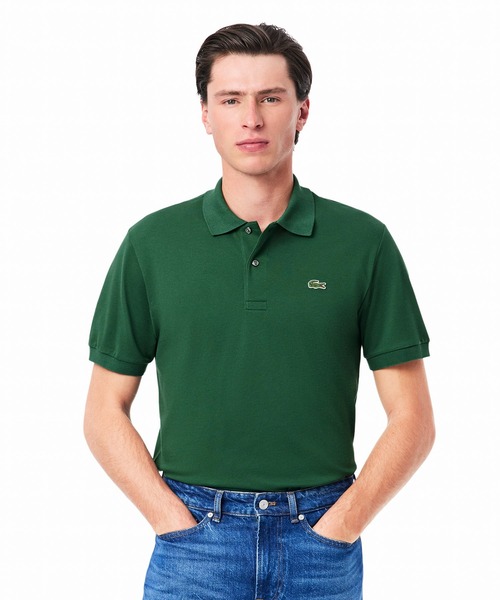 LACOSTE（ラコステ）の「通気性 イージーケア 軽量鹿の子ピケ L.12.12ライトウェイト半袖ポロシャツ（ポロシャツ・メンズ・グレイッシュブルー/ブラック/カーキ/ライトブルー/ホワイト/レッド/ブラウン/ネイビー/グリーン・3/5/4/6/2）」の22枚目の写真