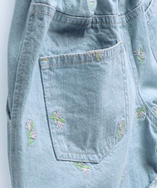 EDWIN(エドウィン)の「【Ou? by EDWIN】デニムショートパンツ(デニムパンツ・キッズ・サックスブルー/ブルー・90/100/110/120/130/140/150)」の8枚目の写真