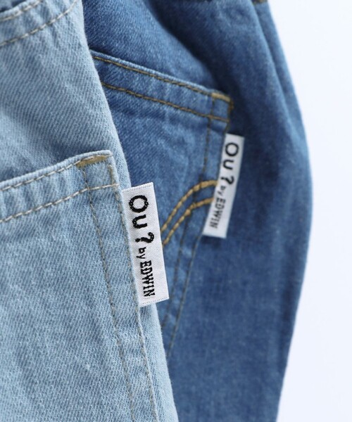 EDWIN(エドウィン)の「【Ou? by EDWIN】デニムショートパンツ(デニムパンツ・キッズ・サックスブルー/ブルー・90/100/110/120/130/140/150)」の9枚目の写真