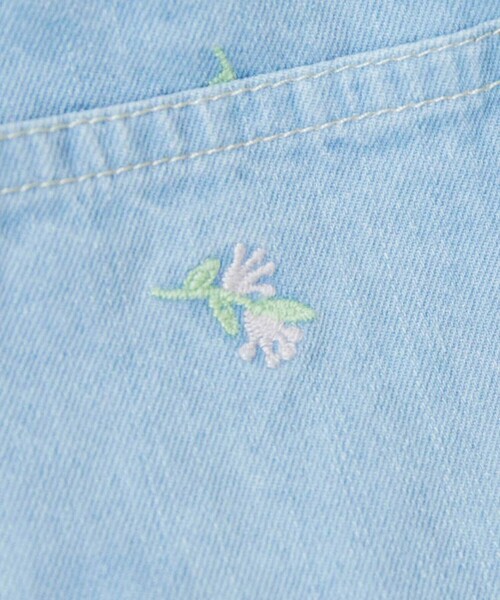 EDWIN(エドウィン)の「【Ou? by EDWIN】デニムショートパンツ(デニムパンツ・キッズ・サックスブルー/ブルー・90/100/110/120/130/140/150)」の10枚目の写真