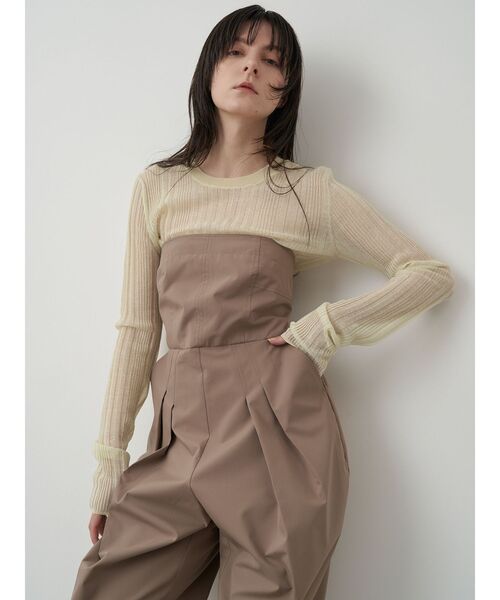 ELENDEEK(エレンディーク)の「ベアオールインワン(つなぎ/オールインワン・レディース・ベージュ/ブラック・01/02)」の16枚目の写真