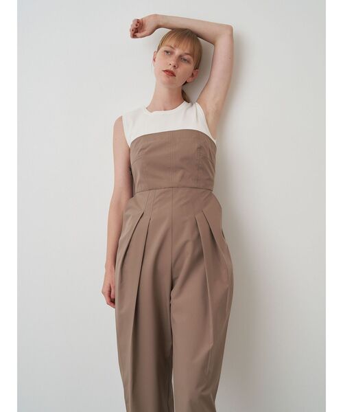 ELENDEEK(エレンディーク)の「ベアオールインワン(つなぎ/オールインワン・レディース・ベージュ/ブラック・01/02)」の20枚目の写真