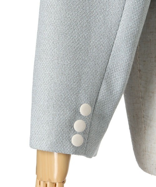 F i.n.t（フィント）の「パイピングツイードジャケットセットアップ（セットアップ・レディース・ライトブルー/ライトベージュ・FREE）」の11枚目の写真