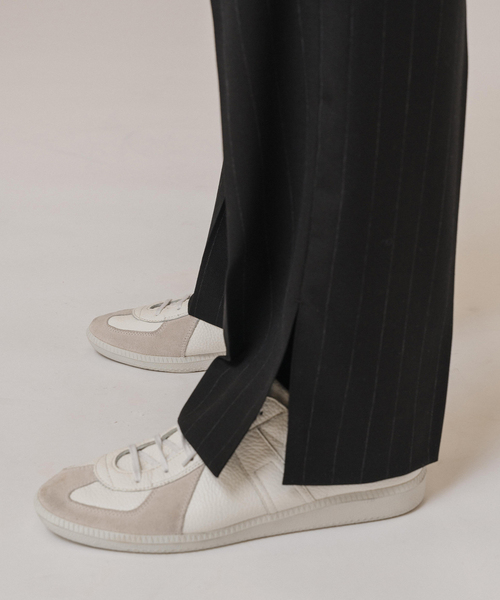 Couture d'adam(クチュールドアダム)の「COUTURE D’ADAM(クチュール ド アダム) Slit PT / Stripe(スラックス・メンズ・ブラック系その他・40/42)」の11枚目の写真