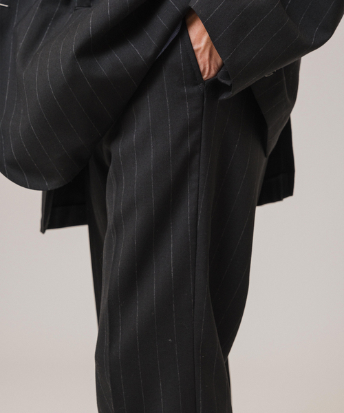 Couture d'adam(クチュールドアダム)の「COUTURE D’ADAM(クチュール ド アダム) Slit PT / Stripe(スラックス・メンズ・ブラック系その他・40/42)」の12枚目の写真
