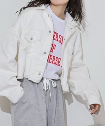 hunch | hunch デニムショート丈ジャケット(デニムジャケット)