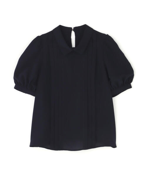 【新品】NATURAL BEAUTY BASIC ブラウス　チャコール ナチュラルビューティーベーシック NATURAL BEAUTY BASIC シアー