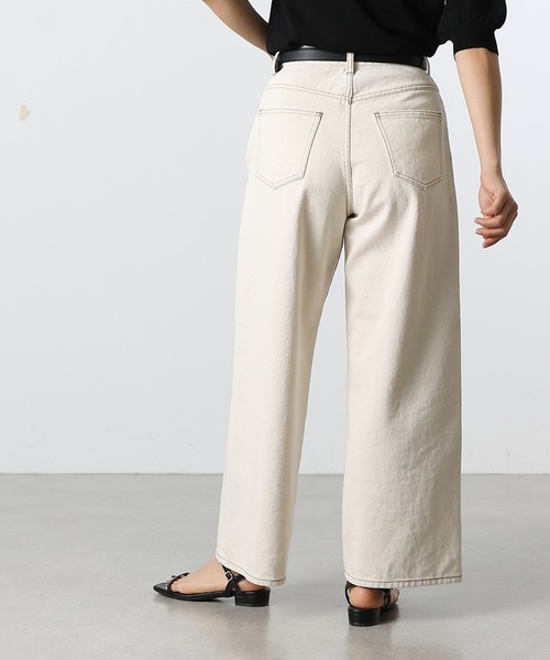 COLONY 2139（コロニートゥーワンスリーナイン）の「ワイドデニム（デニムパンツ・レディース・アイボリー/ネイビー/ダークブルー/ライトグレー/ブラック/サックスブルー・SMALL/MEDIUM/LARGE）」の9枚目の写真