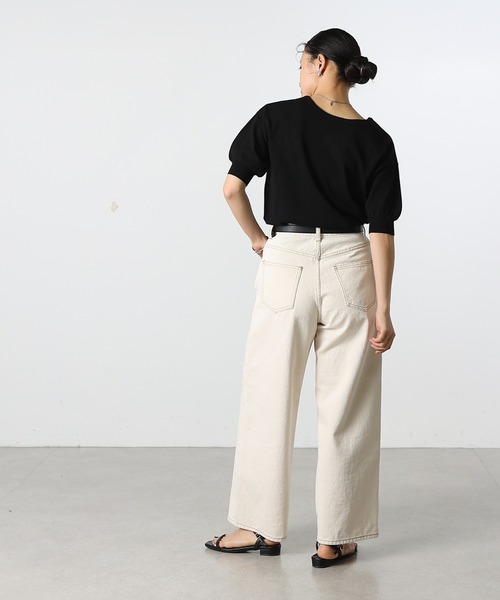 COLONY 2139（コロニートゥーワンスリーナイン）の「ワイドデニム（デニムパンツ・レディース・アイボリー/ネイビー/ダークブルー/ライトグレー/ブラック/サックスブルー・SMALL/MEDIUM/LARGE）」の13枚目の写真