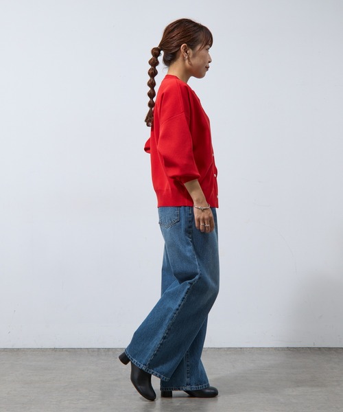 COLONY 2139（コロニートゥーワンスリーナイン）の「ワイドデニム（デニムパンツ・レディース・アイボリー/ネイビー/ダークブルー/ライトグレー/ブラック/サックスブルー・SMALL/MEDIUM/LARGE）」の19枚目の写真