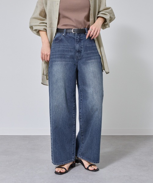 COLONY 2139（コロニートゥーワンスリーナイン）の「ワイドデニム（デニムパンツ・レディース・アイボリー/ネイビー/ダークブルー/ライトグレー/ブラック/サックスブルー・SMALL/MEDIUM/LARGE）」の22枚目の写真