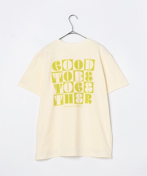p.premier（ピードットプルミエ）の「【ママ】3柄グラフィックプリントワイド半袖Tシャツ（Tシャツ/カットソー・レディース・ブラック/オフホワイト/レッド・MEDIUM）」の20枚目の写真