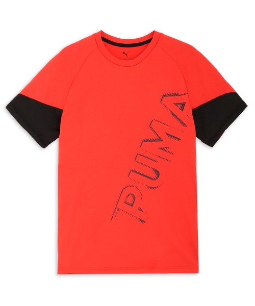 PUMA(プーマ)の「PUMA プーマ メンズ トレーニング TAD 半袖 Tシャツ(Tシャツ/カットソー・メンズ・ホワイト/レッド/ブラック・LARGE/MEDIUM/SMALL/X-LARGE/XX-LARGE)」の1枚目の写真