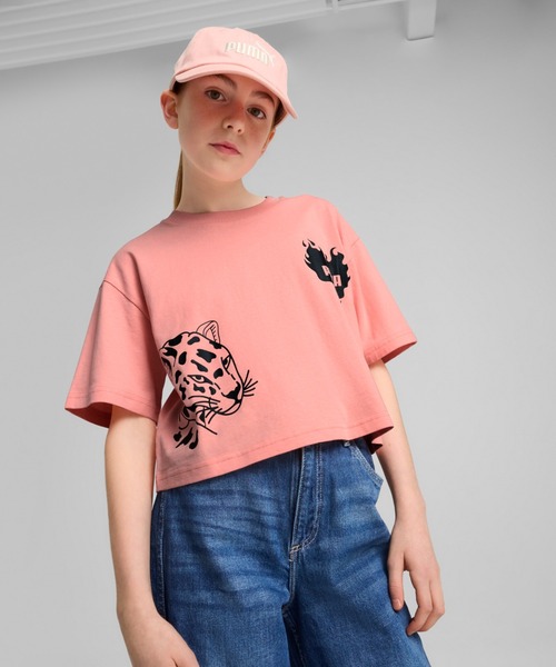 PUMA(プーマ)の「PUMA プーマ キッズ ESS NO.1 ロゴ BB キャップ ESS NO.1 LOGO BB Cap Jr(キャップ・キッズ・ピンク/ホワイト/ブラック/ブルー・S/M)」の4枚目の写真