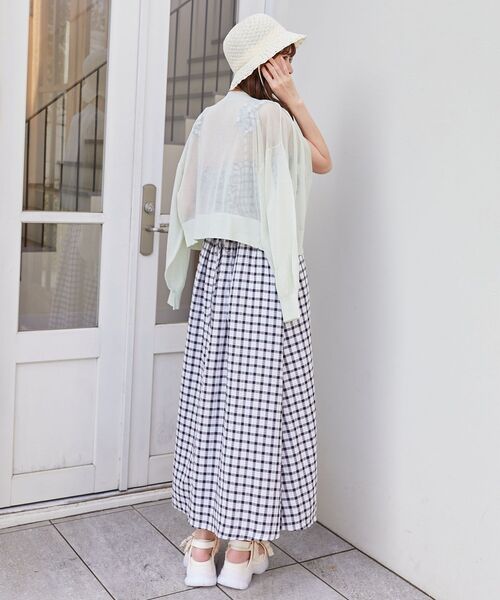 MAJESTIC LEGON（マジェスティックレゴン）の「フリルショルダーレースアップワンピ（ワンピース・レディース・ホワイト系その他/ホワイト系その他2/グレー系その他/ブラック系その他・X-SMALL/SMALL/MEDIUM/LARGE）」の14枚目の写真