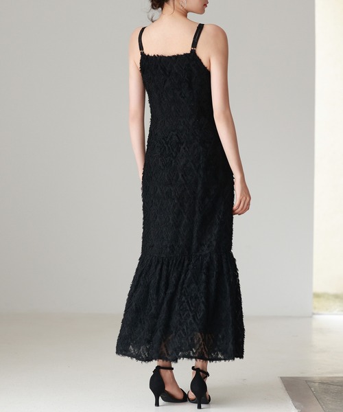 ジャガードコンビネゾンロングワンピース Kastane（カスタネ）の「【2023AWアイテム】ジャガードロング